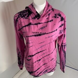 Ivory Ella Cameron Oversized pink purple black t-shirt hoodie S
